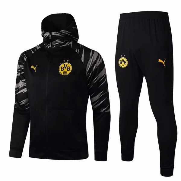 Chaqueta Con Capucha Borussia Dortmund 2021-2022 Negro